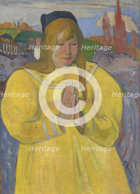 Young Christian Girl, 1894. Creator: Paul Gauguin.