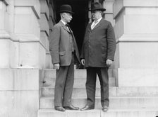 Moses Edwin Clapp, Senator From Minnesota, Right, with James C. Haynes, Mayor of Minneapolis, 1911. Creator: Harris & Ewing.