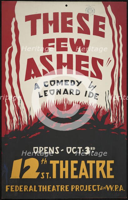 These Few Ashes, Oakland, CA, [193-]. Creator: Unknown.