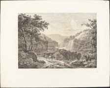 Cascatella di Tivoli, seconda veduta, 1792. Creator: Albert Christoph Dies.