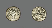 Shekel (Coin) Depicting a Chalice, 68-69 (1st Jewish Revolt). Creator: Unknown.