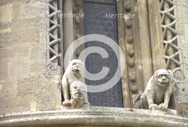 Jak Abbey  Hungary,  1220-1245 AD, 20th century. Artist: CM Dixon.