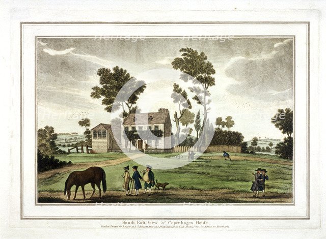 Copenhagen House,Copenhagen Fields, Islington, London, 1783. Artist: Anon