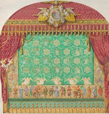 Design for a Theater Curtain, 1818-38. Creator: Claude-Aimé Chenavard.