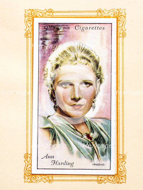 Ann Harding, 1934. Artist: Unknown.