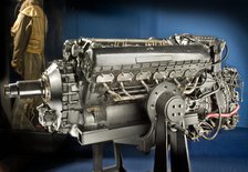 Rolls-Royce Merlin R.M. 14S.M. Mk 100 V-12 Engine, 1944. Creator: Rolls-Royce.