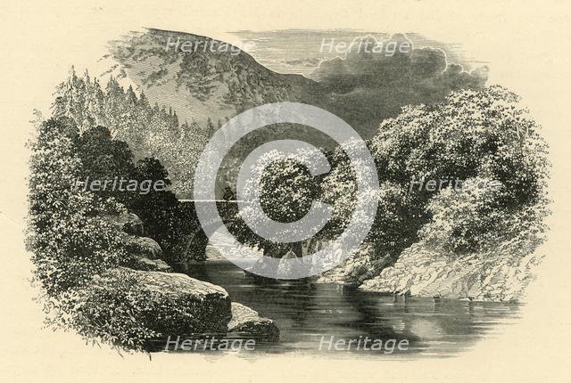 'Pont Aberglaslyn, North Wales', c1890.  Creator: Unknown.