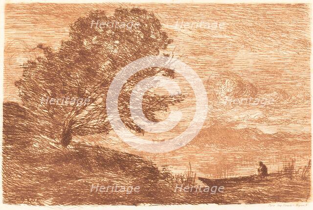 A Lake in the Tyrol (Un lac du Tyrol), 1863. Creator: Jean-Baptiste-Camille Corot.