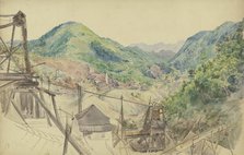 Copper mining, 1853. Creator: Adolf Höffler.