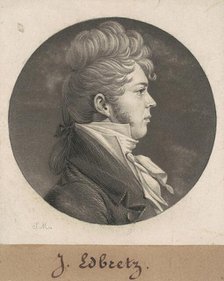 John Hill Smith, c. 1808. Creator: Charles Balthazar Julien Févret de Saint-Mémin.