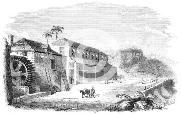 A Bocan, or Cocoa-Drying House in Granada, 1857. Creator: Percy.