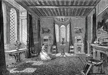Lansdown Tower - the Scarlet Drawing-Room, 1845. Creator: Unknown.