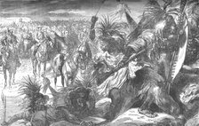 'Storming of Sekukuni's Stronghold: Sir Garnet Wolseley cheering on the Swazies', c1880. Artist: Unknown.