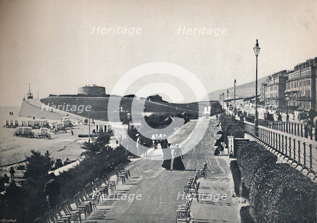 'Eastbourne - Part of the Promenade, Showing Wish Tower', 1895. Artist: Unknown.