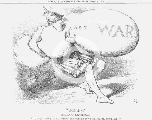 Aeolus, 1878. Artist: Joseph Swain