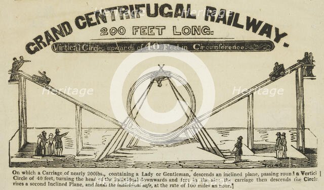 Grand Centrifugal Railway, 1842. Creator: Unknown.