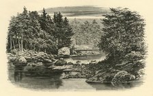 'River Scene, Langdale', c1890.  Creator: Unknown.