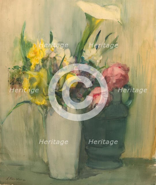 Flowers, 1880. Creator: Julian Alden Weir.