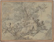 Rape of Europa, 1731. Creator: Charles Joseph Natoire (French, 1700-1777).