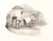 Cheval de charrette sorti des Limons, 1823. Creator: Theodore Gericault.