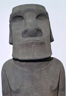 Hoa Hakananai'a, from Orongo, Easter Island (Rapa Nui), Polynesia, c1000. Artist: Unknown