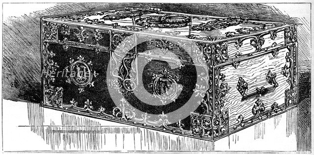 The Oath Box, House of Commons, Westminster, London, 19th century. Artist: Unknown