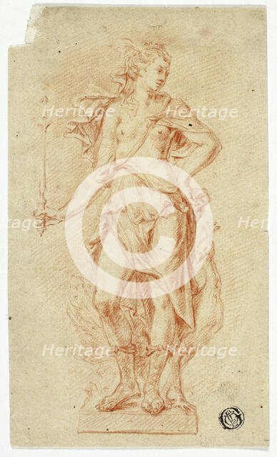 Statue of Juno with Scepter and Peacock, n.d. Creator: Unknown.