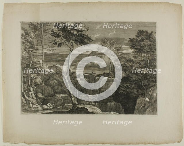 Landscape with Three Brigands and Their Victim, 1668–71. Creator: Sébastien Bourdon.