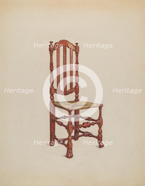 Side Chair, c. 1936. Creator: Florence Choate.
