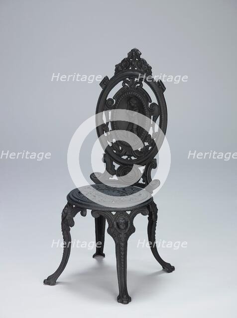 Garden chair, about 1860-1870. Creator: Unknown.