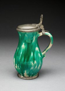 Wine Jug, Gmunden, 1700/25. Creator: Unknown.