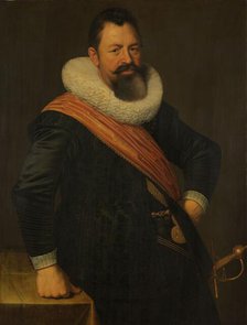 Portrait of Jochem Hendricksz Swartenhont (1566-1627), 1627. Creator: Nicolaes Eliasz Pickenoy.