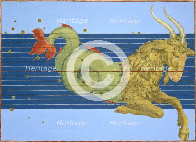 Constellation of Capricorn, 1603. Artist: Alexander Mair