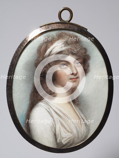 Portrait of Anna Walmesley, 1795. Creator: Andrew Plimer (British, 1763-1837).