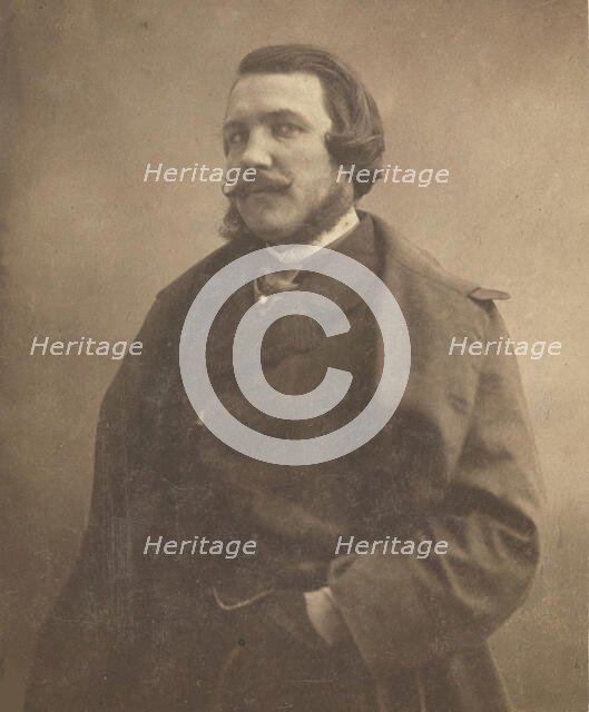 Portrait of pianist and composer Alfred Quidant (1815-1893), 1855-1859. Creator: Nadar, Gaspard-Félix (1820-1910).