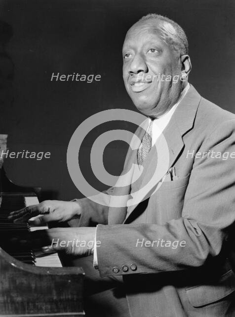 Portrait of James P. (James Price) Johnson, New York, N.Y.(?), ca. May 1946. Creator: William Paul Gottlieb.
