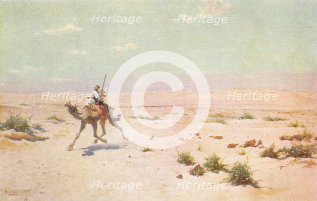 'A Desert Courier', c1880, (1904). Artist: Robert George Talbot Kelly.