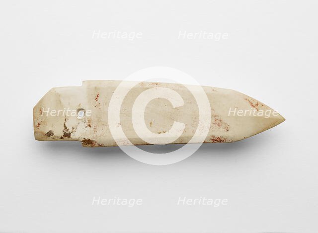 Dagger-axe (ge ?), fragment, Late Shang dynasty, ca. 1300-ca. 1050 BCE. Creator: Unknown.