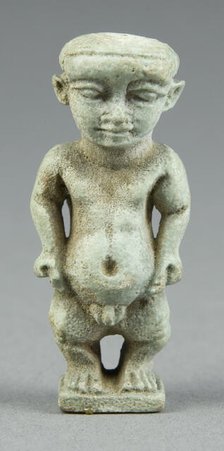 Amulet of the God Pataikos, Egypt, Third Intermediate Period, Dynasty 21-25 (1070-656 BCE). Creator: Unknown.