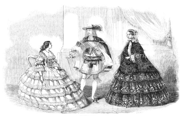 Fashions for February, 1857. Creator: Unknown.