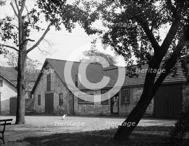 Old stables in Bartram's Park [Bartram's Gardens], Philadelphia, Pa., c1908. Creator: Unknown.