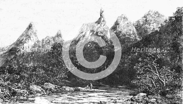 'The Organ Mountains; Rio De Janeiro and the Organ Mountains', 1875. Creator: Thomas Woodbine Hinchliff.