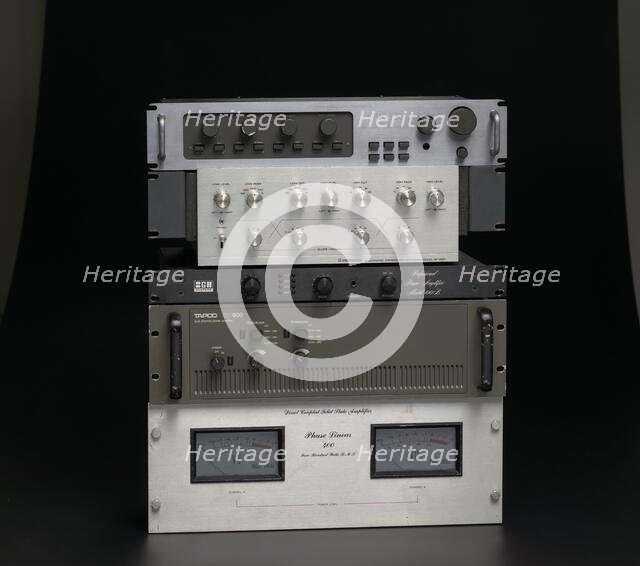 Pioneer Electronic Crossover SF-850 for DJ setup, ca. 1970. Creator: Pioneer.