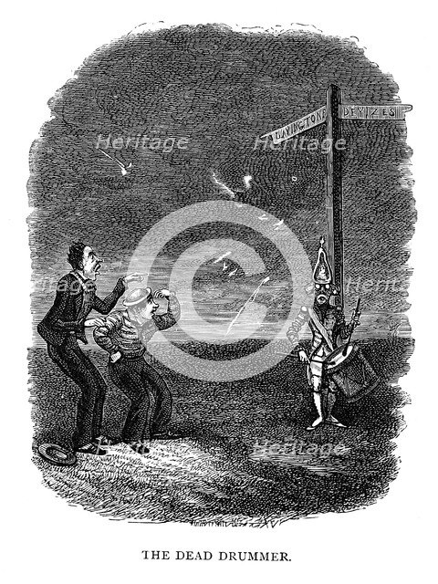 'The Dead Drummer', 1840. Artist: George Cruikshank