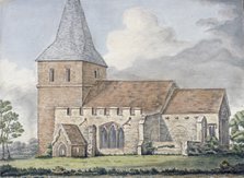 Church of St John the Baptist, Mucking, Essex, 1798. Artist: Anon