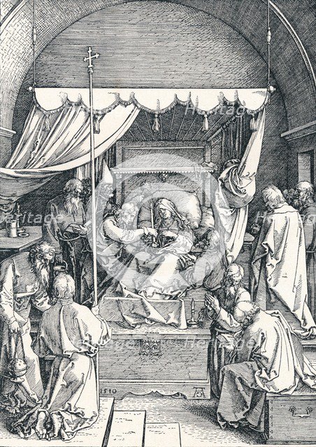 'The Death of the Virgin', 1510 (1906). Artist: Albrecht Durer.