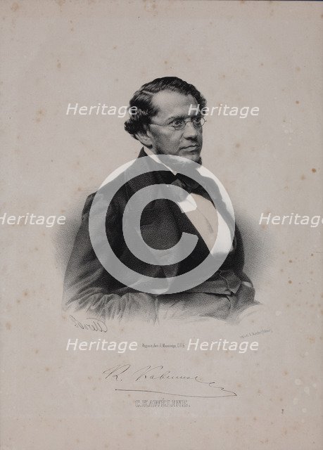 Portrait of Konstantin Dmitrievich Kavelin (1818-1885), 1860s.