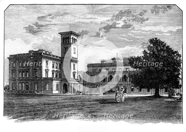 Osborne House, East Cowes, Isle of Wight. Artist: Unknown