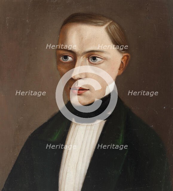 Portrait of Frithiof Holmberg, 1853. Creator: Werner Holmberg.