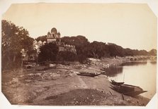Riverside at Chandanagore?, 1858-61. Creator: Unknown.